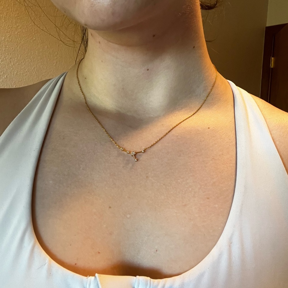 Cancer zodiac constellation necklace